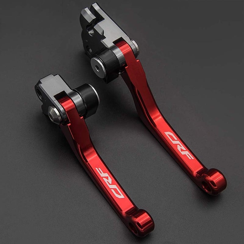 Krace CNC Motorcross Dirt Bike Pivot Brake Clutch Levers Set for Honda CRF Models - Image 4