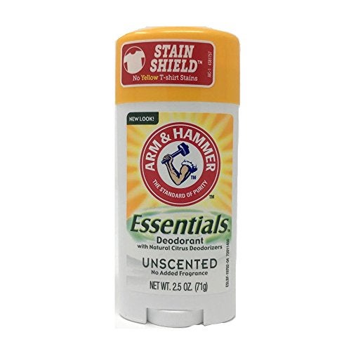 Arm & Hammer مزيل العرق الطبيعي ARM HAMMER Essentials بدون رائحة 250 أونصة عبوة من 2