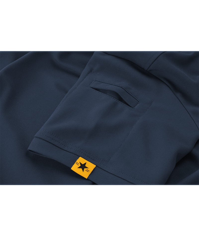 ZITY Mens Polo Shirt Short Sleeve Sports Tactical T-Shirt Athletic Golf Polos Daily Casual Stylish Collared Shirts for Men Navy Medium - Image 5