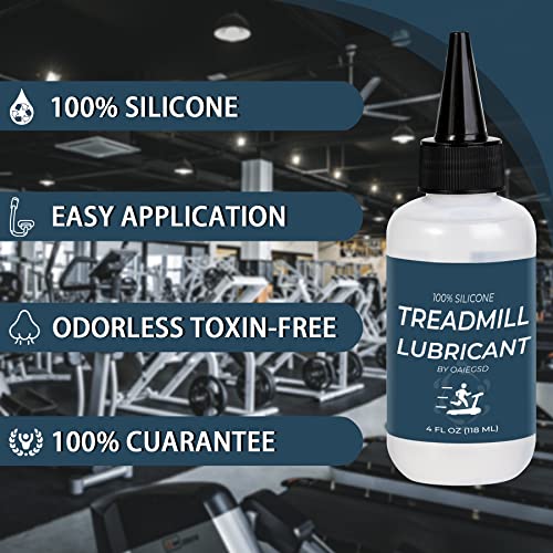 OAIEGSD 100% Silicone Treadmill Lubricant for Belt, 4 Ounces Treadmill Oil Belt Lubricant, Easy to Apply & Suitable for Most Treadmill Brands - Image 3