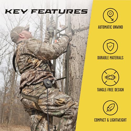 Hunter Safety System Bow & Gear Hoist - 30 Foot Retractable Gear & Bow Hoist for Tree Stand Hunting, Essential Hunting Supplies - Image 5