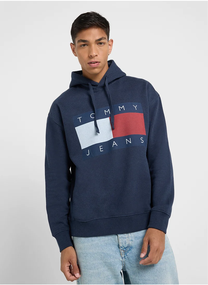 تومي جينز Graphic Regular Fit Hoodie