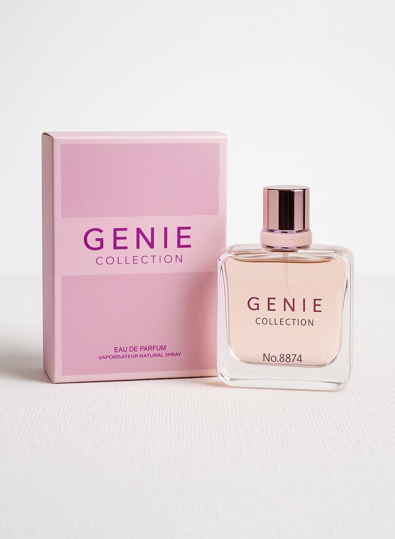 Genie Collection Elegant Genie Collection No. 8874 | Luxury Women’s Perfume with Rose, Coconut & White Florals | Eau de Parfum 25ml - Image 1