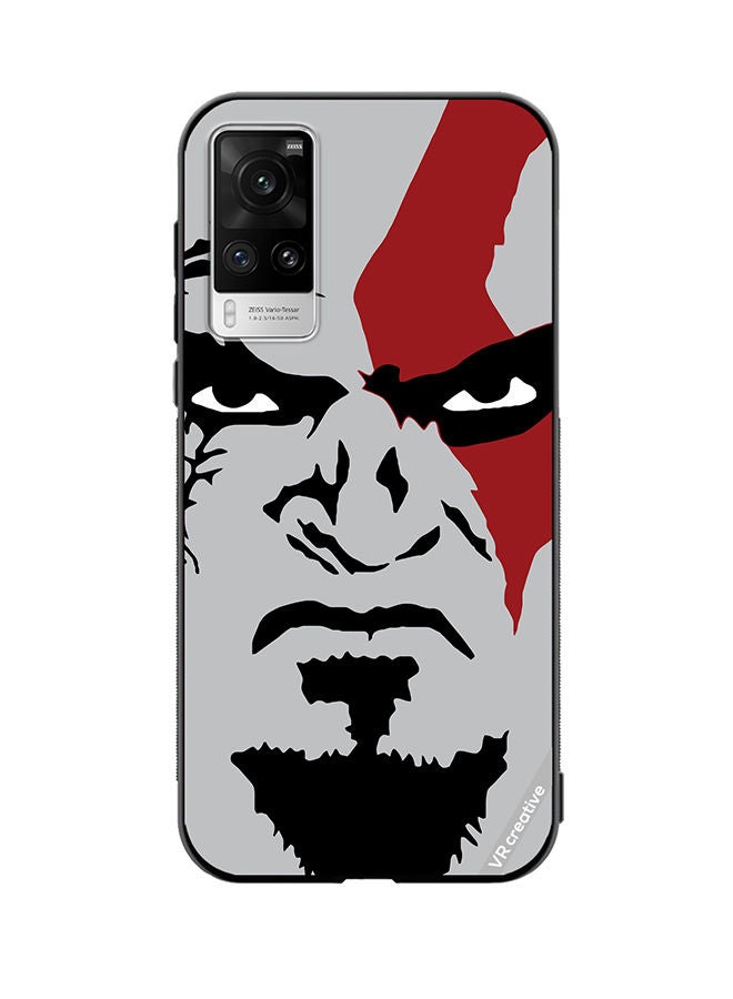 VR CREATIVE Protective Case Cover For Vivo X60 Pro Face God Of War Design Multicolour - Image 1