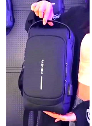 Unisex Waterproof Anti-Theft Crossbody Backpack with USB Charging Port - Fashionable and Functional Design - pzsku/Z8A0FE28FFA77722CB9FAZ/45/1749643852/f337c389-3450-4228-9734-dc200ec6c720