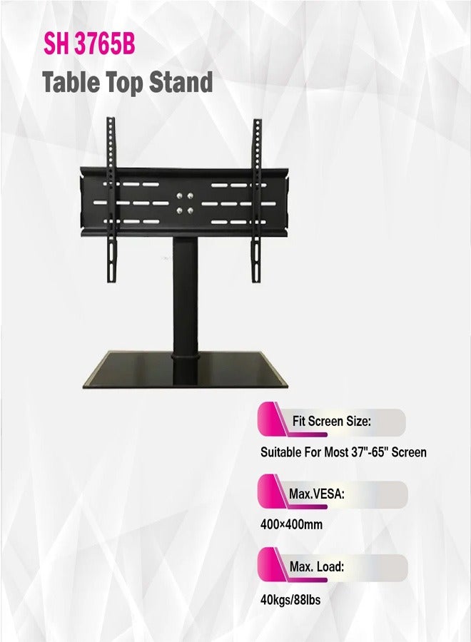 Skill Tech SH 3765B Tabletop TV Stand for 37"–65" Screens, VESA 400x400, Max Load 40kg - Image 3