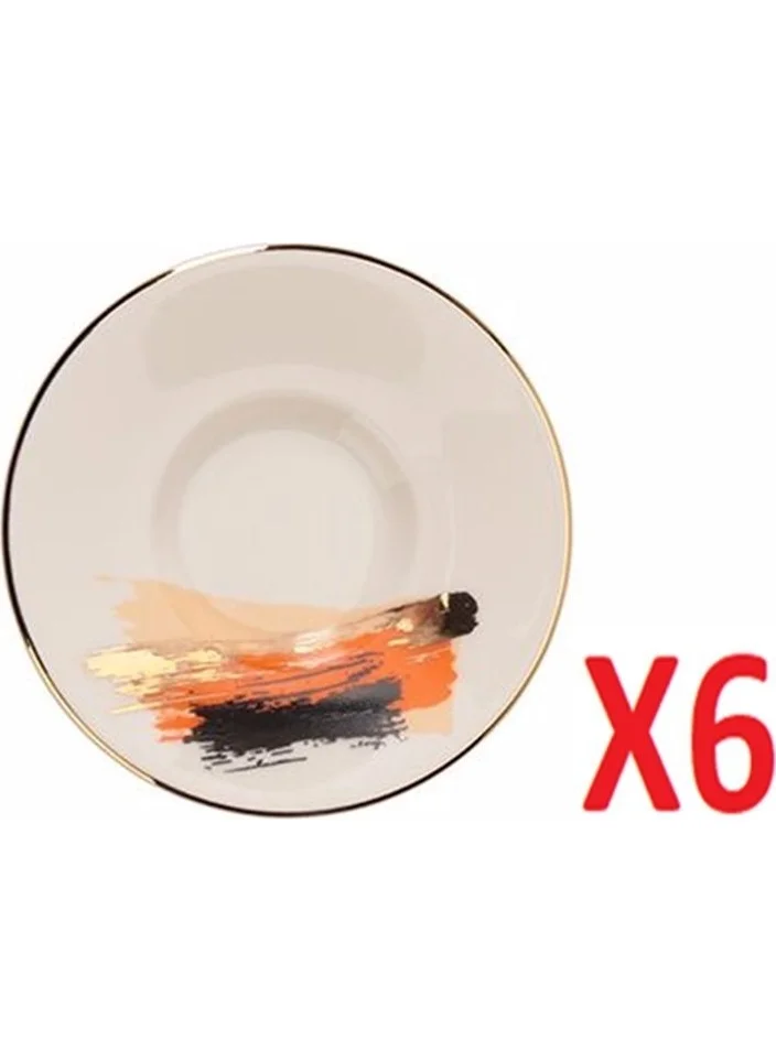 بورلاند Dash Pattern Tea Plate 11 Cm 6 Pieces 04alm008510