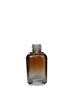 Devinez Devinez Multipurpose Premium Amber Gradient Square Glass Bottle, 30 ml with Golden Black Glass Dropper (Pack of 2), for Serum, Essential Oils, Blends, Skin Care, Travel, Toners, Cosmetic & DIY  - Image 3