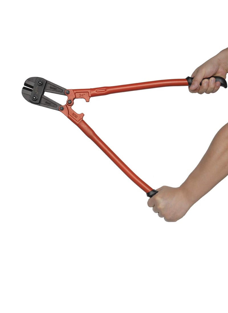 Jetech Jetech 25'' Industrial Grade Bolt Cutter, Bolt Cutter with Cr-Mo Alloy Steel Blade, 25-Inch Heavy Duty Bolt Cutter with Soft PVC Ergonomic Grip Handle for Bolts, Threaded Rods, Mesh, Wires  - Image 5