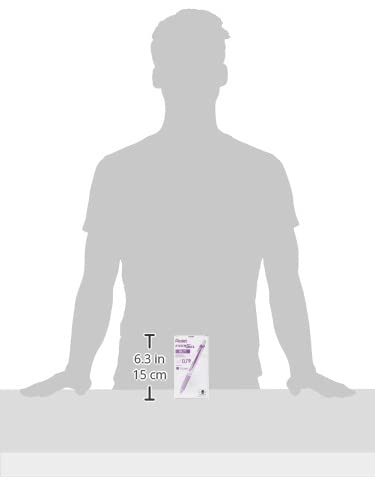 Pentel قلم حبر جل سائل قابل للسحب من بنتل EnerGel XM BL77 - 0.7 مم - 54% معاد تدويره - بنفسجي - علبة من 12 - Image 3