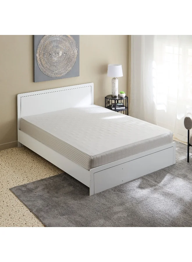 Home Box Hamilton Satin Stripe Queen Fitted Sheet - 150x200+36 cm