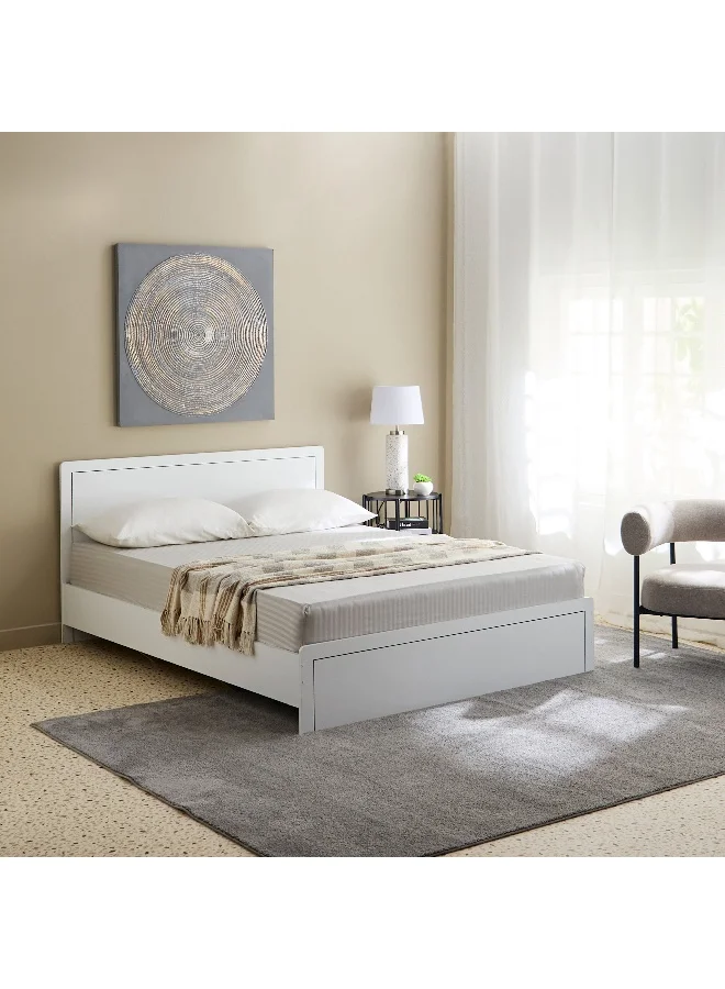 Home Box  Hamilton Satin Stripe Queen Fitted Sheet - 150x200+36 cm  | Best Price UAE