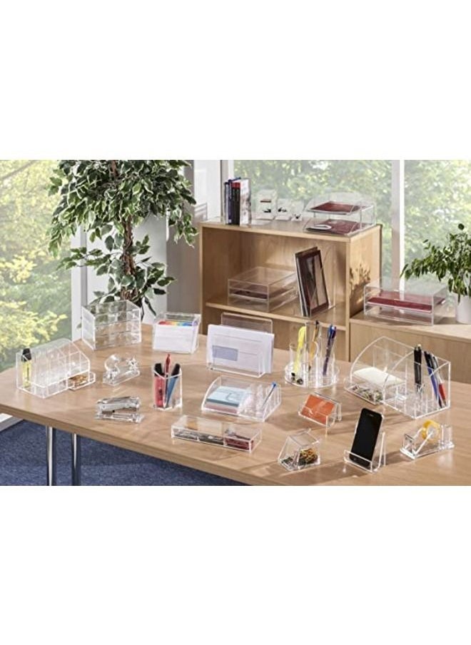 SMARTPOINTS Clear Acrylic Letter Holder,145 mm x 175 mm x 96 mm  - Image 2