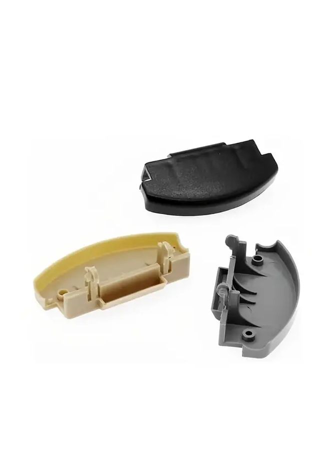 Grey Car Armrest Lid Console Cover Latch Clip with Springs Durable Locking Plastic - Image 3