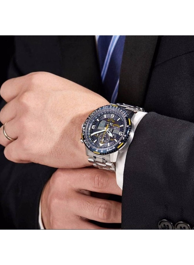 ساعة برومستر سكاي للرجال من الستانلس ستيل - - . مم