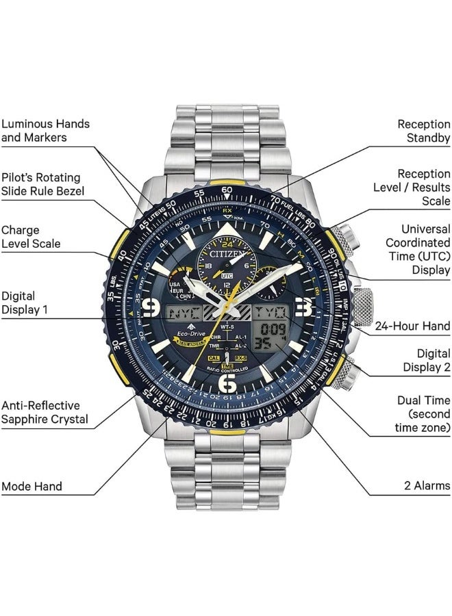 سيتيزن ساعة برومستر سكاي للرجال من الستانلس ستيل - - . مم - Image 5