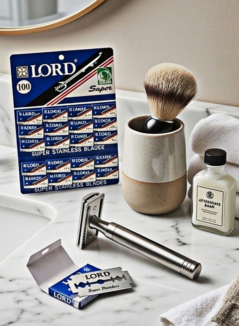 LORD Super Stainless Double Edge Blades – Sharp & Durable 5pcs (L-104S) - Image 4