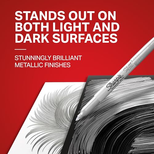 Sharpie Metallic Fine Point Permanent Marker, Assorted Colors, 2-Pack - 1829202 - Image 3