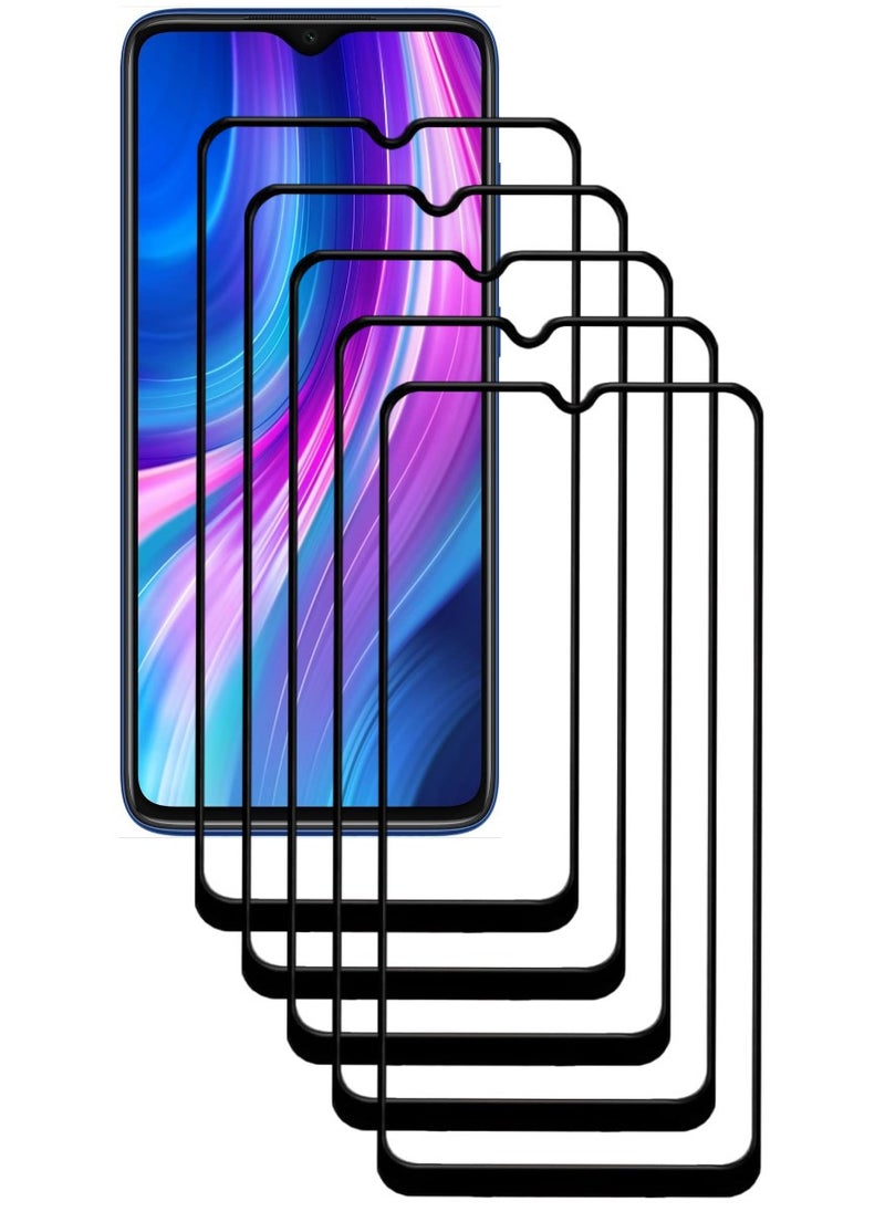 ACLIX 5 Pieces Antistatic ESD Dustproof Premium Quality High Definition Tempered Glass Screen Protector Designed For Xiaomi RedmiNote 8 Pro - Image 1