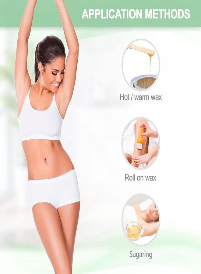 PARVY Body Wax Strips | Normal Skin Large Waxing Strips |Non Woven Large Body And Facial Wax Strip For Any Type Of Depilation On The Leg, Chest, Back, Intimate Area And Face (50 pcs) - Image 4