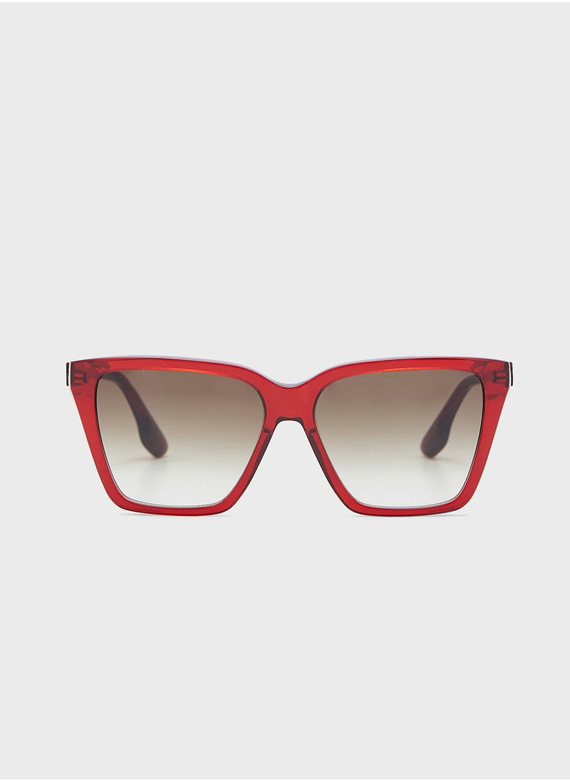 Victoria Beckham Modified Rectangle Sunglasses  - Image 2