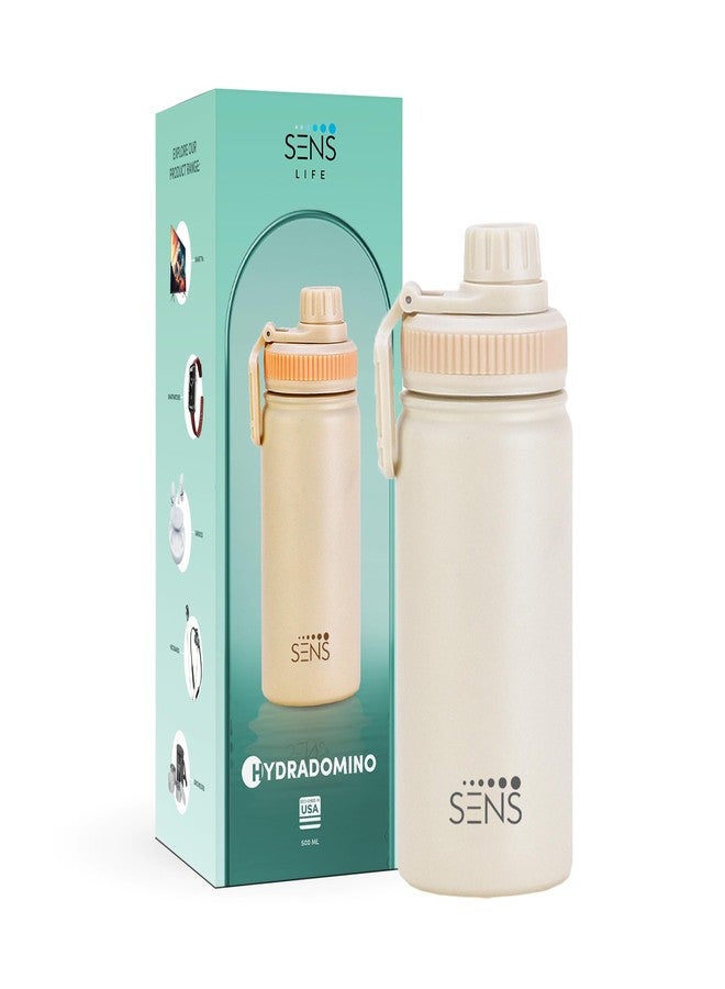 SENS Hydra Domino 304 Stainless Steel Water Bottle 500ml with Hot or Cold up to 24 Hours |Leak Proof|BPA Free|Travel|Gym |Adult & Kids|Paradise - Image 2