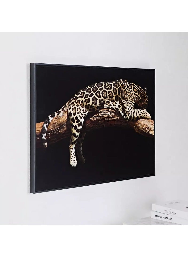 Home Box Ersel Leopard Framed Picture - 50x70x2.5 cm - Image 3