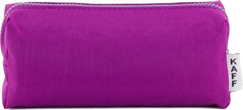 Kaff Fuchsia Crinkle Fabric Single Compartment Washable Pencil Case  - Image 2