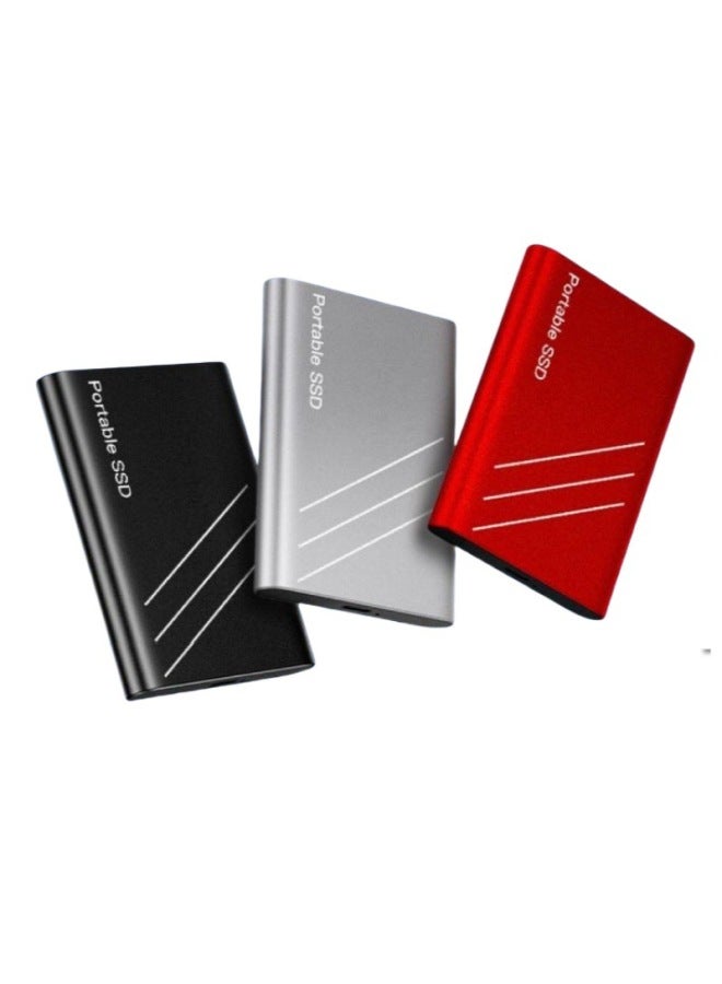 Hot Mobile Solid-state Hard Disk Expansion Upgrade 1T2TB Ultra-large Capacity SSD Laser-free LOGO-Capacity:2TB-Interface:Silver - Image 5