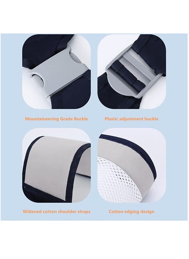 Arabest Baby Sling Carrier One Shoulder Carrier for Baby, Lightweight Baby Carrier Sling Newborn to Toddler, Mesh Baby Hip Carrier for Toddler Carrier Sling for Infant Carrying 7-45 lbs, Grey  - Image 2