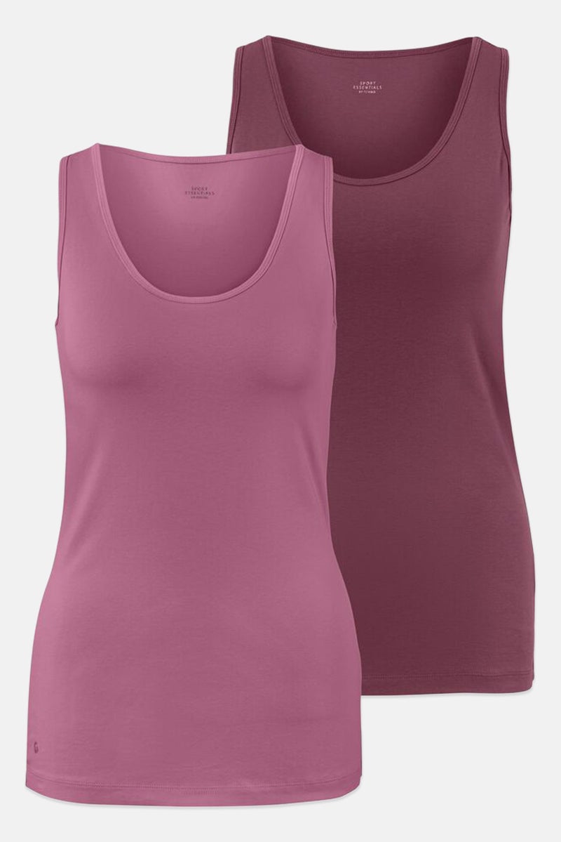 Tchibo تي شيرت تدريب بلا أكمام للنساء، متعدد الألوان - Image 2