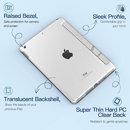 MOCA Compatible Smart Flip Cover Case for iPad 9.7 inch 2017 2018 iPad 5th 6th Generation A1893 A1954 A1822 A1823 Smart Case Cover (Pink Blocks, iPad 9.7 inch 2017/2018 Launched) - Image 4