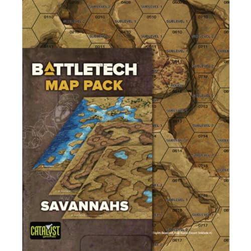 Catalyst Game Labs Battletech Map Pack Savannah Strategy Board Game for 1 Players and Ages 14 - Image 1
