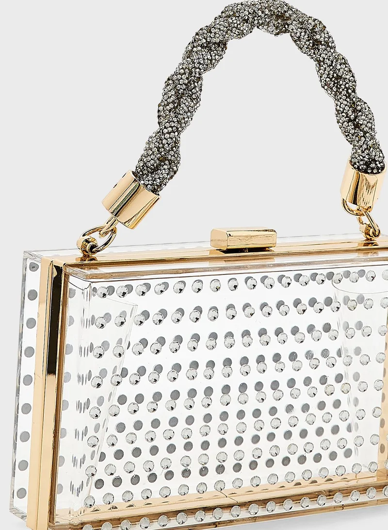 RIVER ISLAND Top Handle Clutch
