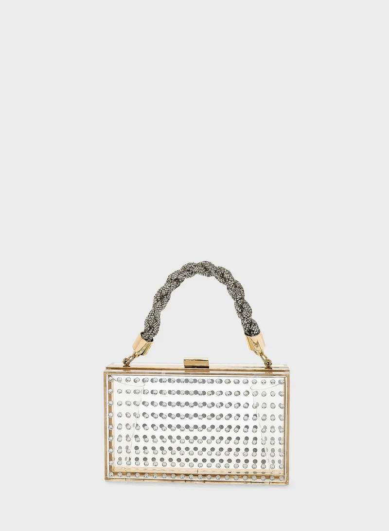 RIVER ISLAND Top Handle Clutch