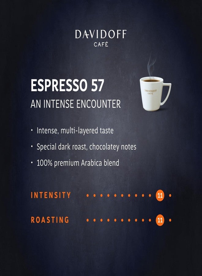 Davidoff Coffee Espresso 57 Dark & Chocolate Instant Coffee, 100% Arabica, Premium Intensity Level 11 By DECADENT 45g (Product Of Germany) - Image 5