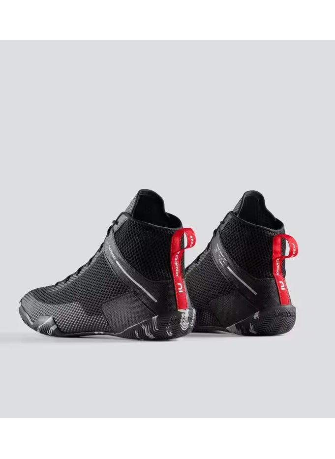OUTSHOCK Light and Flexible Boxing Shoes 500 - Black  - Image 3