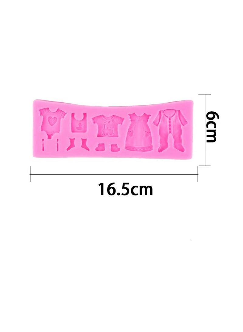 Goolsky 1 Piece 3D Tools Cake Mould Shape Fondant Chocolate Moulds DIY Sugar Dessert Decorations Silicone Fondant Mold Molds Sewing Tools Shape 3d for Cake Decorating for Cake - Image 3