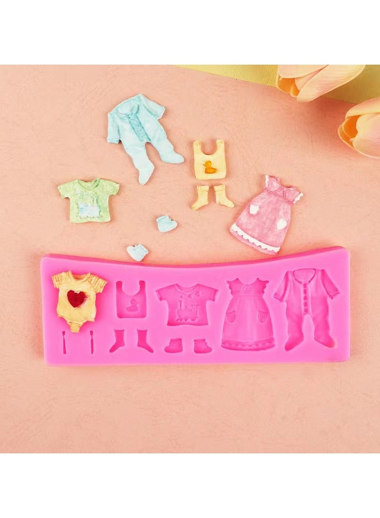 Goolsky 1 Piece 3D Tools Cake Mould Shape Fondant Chocolate Moulds DIY Sugar Dessert Decorations Silicone Fondant Mold Molds Sewing Tools Shape 3d for Cake Decorating for Cake - Image 4