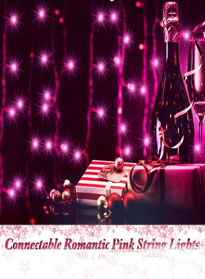 Gesto 20 Meter Led Serial String Lights – AC Plug Waterproof Copper Wire Pink Lights for Home Decoration | Fairy Light for Diwali Decoration,Lights for Balcony Outdoor,Christmas – (Pink | Pack of 1) - Image 2