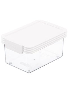 Inochi Tritan Hokkaido Food Container 1000ml | High-quality PP Safe Material | Store and Preserve Food, Pack Lunch, Kitchen Organizer | Freezer, Microwave & Dishwasher Safe | Reusable Food Storage -  Pearl White