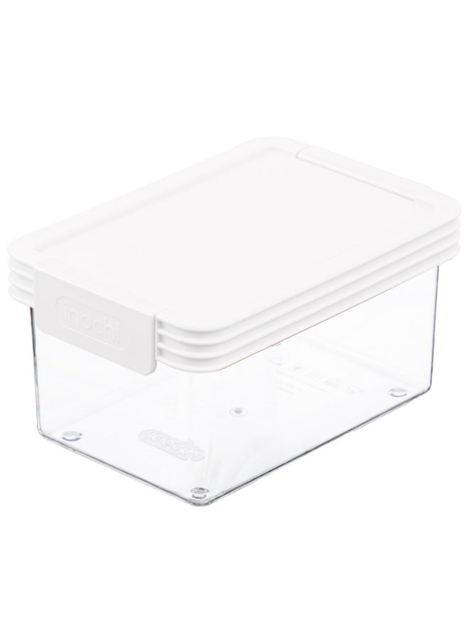 inochi - Inochi Tritan Hokkaido Food Container 1000ml | High-quality PP Safe Material | Store and Preserve Food, Pack Lunch, Kitchen Organizer | Freezer, Microwave & Dishwasher Safe | Reusable Food Storage -  Pearl White - Image 1