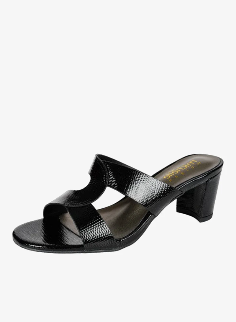 Michelle Morgan Black 092-2925 Michelle Morgan Ladies Block Heel 314RJ19C Black for Women | Best Price UAE