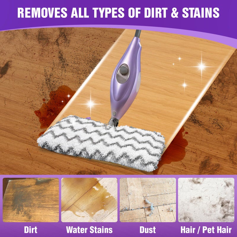 NXPPYY S3501 S3601 Steam Mop Replacement Pads Compatible with Shark Steam Pocket Mops S3501 S3601 S3550 S3801 S3901 S3601D S3801CO S3901D S3455K S2902 SE450, Washable Microfiber Mop Pads Reusable, 3 Pack - Image 5