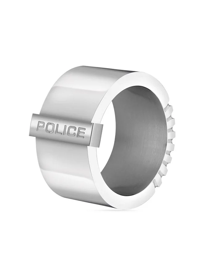 بوليس Gear Silver Ring For Men