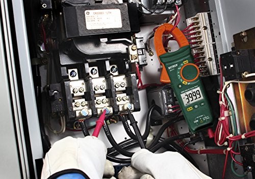 Extech MA443 400A True RMS AC Clamp Meter with Non-Contact Voltage Detection, 1.2-Inch Jaw Opening, AC Current Measurement, Continuity, Resistance, Capacitance, Frequency, Data Hold, Backlit Display - Image 5