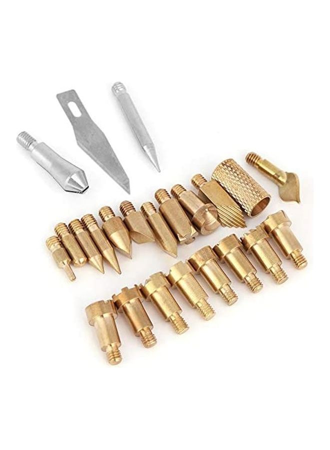 Loquat 23-Piece Burning Pen Tips Kits for Crafts