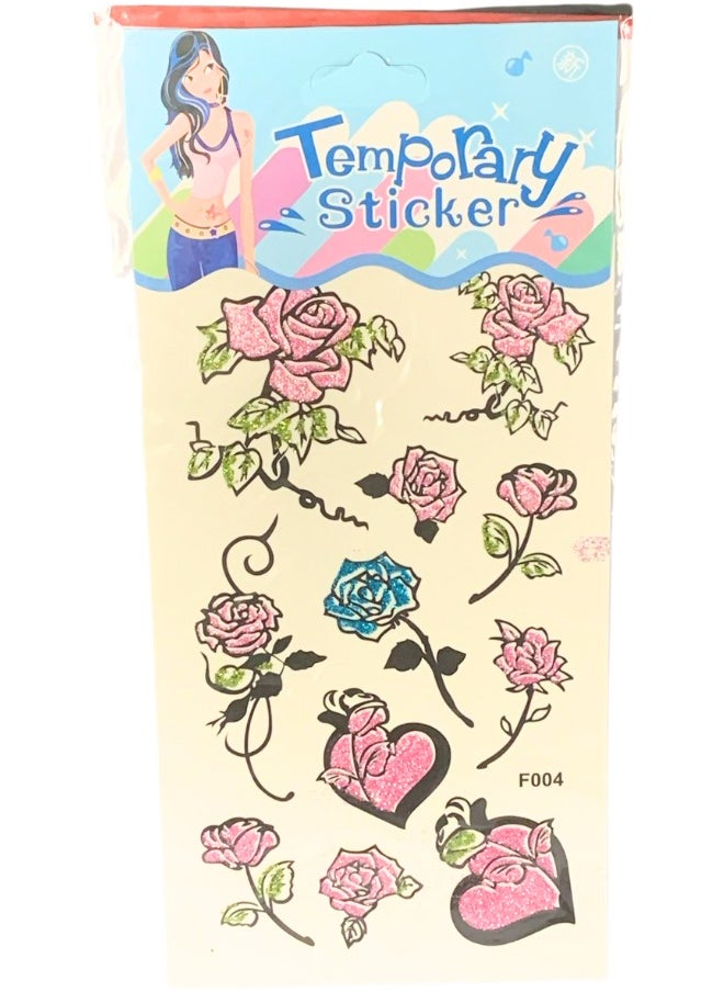 Generic Waterproof Temporary Tattoo Sticker - F004 