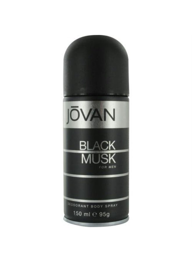 Jovan Black Musk Deodorant Spray 5.1oz (150ml) - Image 1