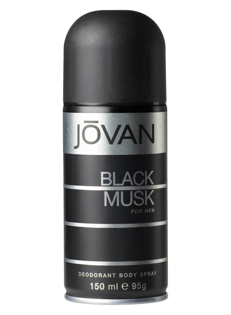 Jovan Black Musk Deodorant Spray 5.1oz (150ml) - Image 2